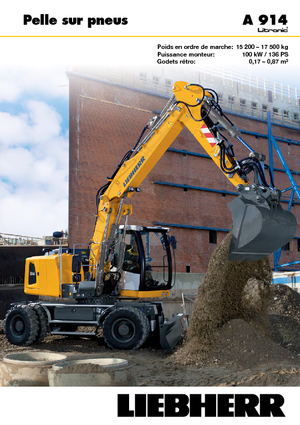 Mobilbagger Liebherr A 914 Litronic