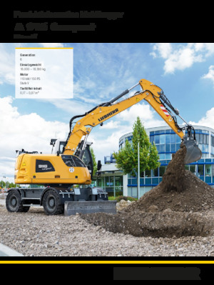 Mobilbagger Liebherr A 916 Compact Litronic G6.0