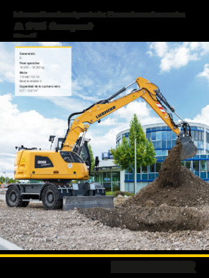 Mobilbagger Liebherr A 916 Compact Litronic G6.0