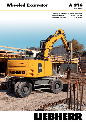 Mobilbagger Liebherr A 916 Litronic