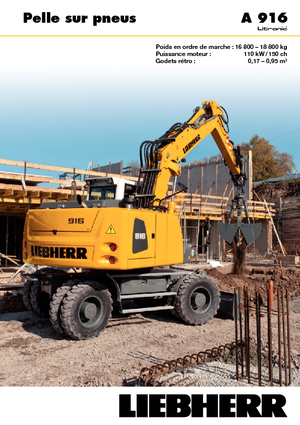 Mobilbagger Liebherr A 916 Litronic