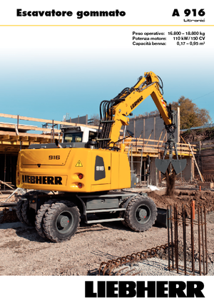 Mobilbagger Liebherr A 916 Litronic