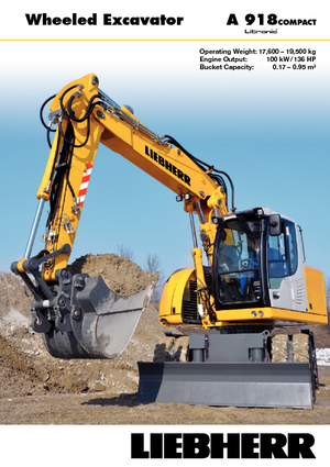 Mobilbagger Liebherr A 918 Compact Litronic
