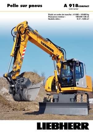 Mobilbagger Liebherr A 918 Compact Litronic