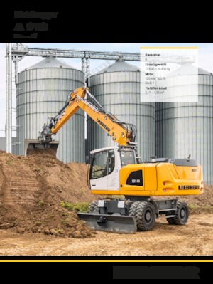 Mobilbagger Liebherr A 918 Litronic G6.0