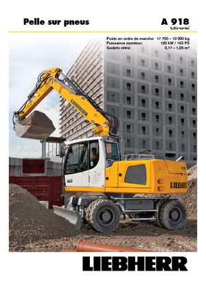Mobilbagger Liebherr A 918 Litronic