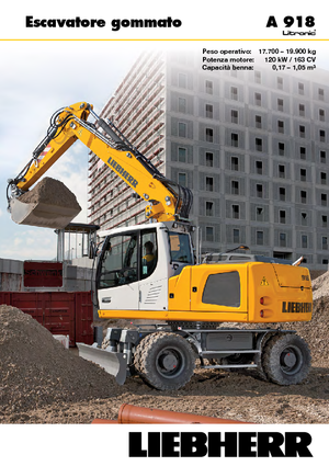 Mobilbagger Liebherr A 918 Litronic