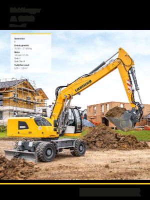 Mobilbagger Liebherr A 920 Litronic
