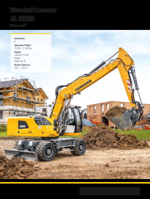 Mobilbagger Liebherr A 920 Litronic