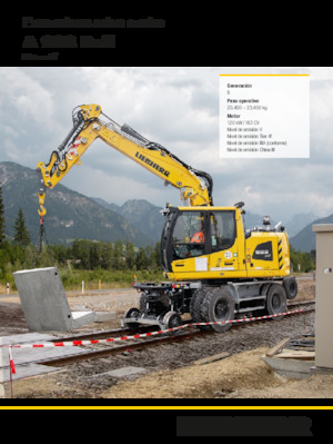 Mobilbagger Liebherr A 922 Rail Litronic G6.0