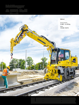 Mobilbagger Liebherr A 924 Rail Litronic