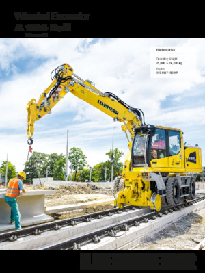 Mobilbagger Liebherr A 924 Rail Litronic