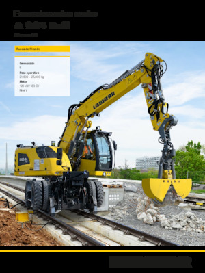 Mobilbagger Liebherr A 924 Rail Litronic G6.0