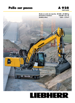 Mobilbagger Liebherr A 928 Litronic