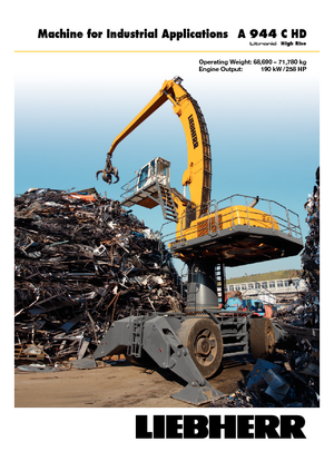 Mobilbagger Liebherr A 944 C HD Litronic High Rise