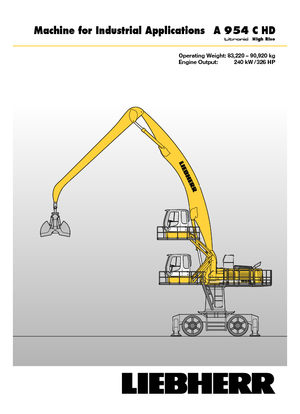Mobilbagger Liebherr A 954 C HD Litronic High Rise