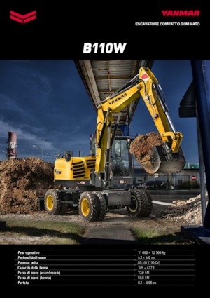 Mobilbagger Yanmar B 110 PB