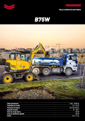 Mobilbagger Yanmar B 75 Circular