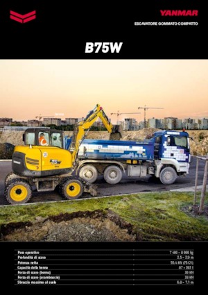 Mobilbagger Yanmar B75W