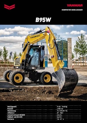 Mobilbagger Yanmar B95W