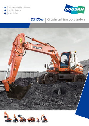 Mobilbagger Doosan DX170W