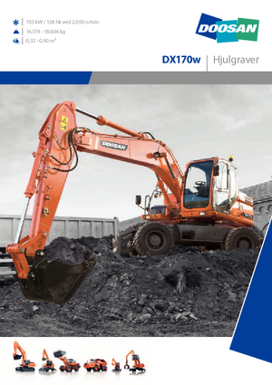Mobilbagger Doosan DX170W