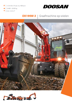 Mobilbagger Doosan DX190W-3