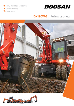 Mobilbagger Doosan DX190W-3