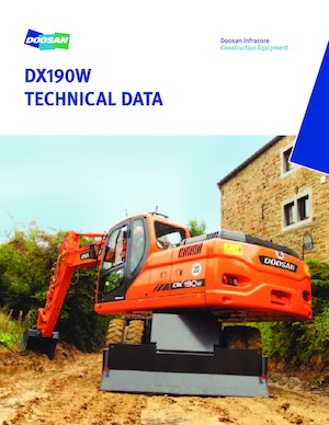 Mobilbagger Doosan DX 190 W