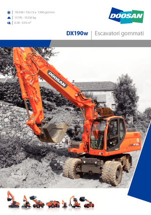 Mobilbagger Doosan DX 190 W
