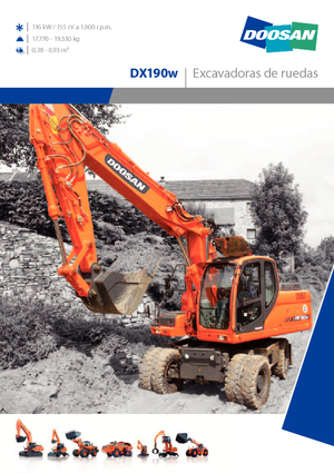 Mobilbagger Doosan DX 190 W