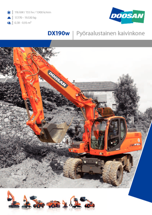 Mobilbagger Doosan DX 190 W