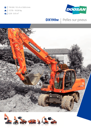 Mobilbagger Doosan DX 190 W