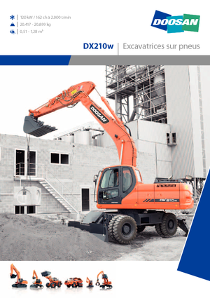 Mobilbagger Doosan DX210W