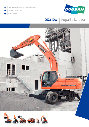 Mobilbagger Doosan DX210W