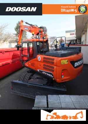 Mobilbagger Doosan DX140W-5