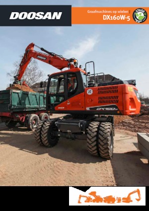 Mobilbagger Doosan DX160W-5