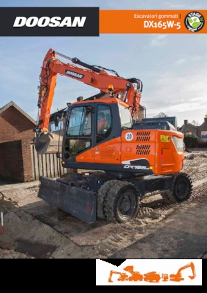 Mobilbagger Doosan DX165W-5