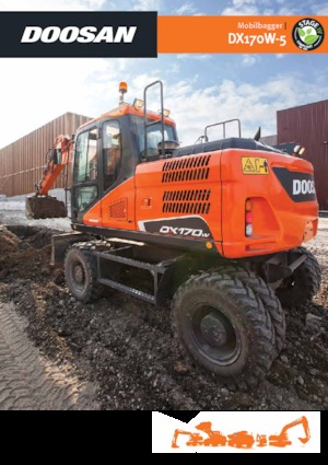 Mobilbagger Doosan DX170W-5