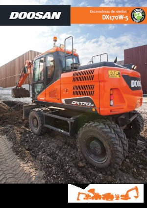 Mobilbagger Doosan DX170W-5