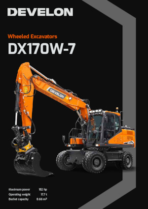 Mobilbagger Develon DX170W-7 