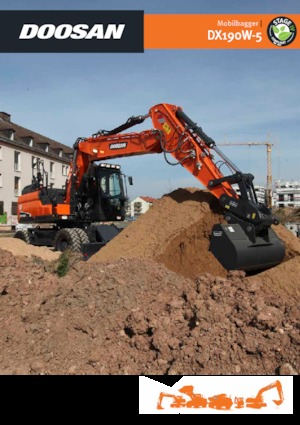 Mobilbagger Doosan DX190W-5