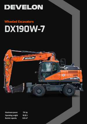 Mobilbagger Develon DX190W-7 