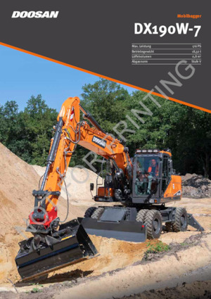 Mobilbagger Doosan DX190W-7