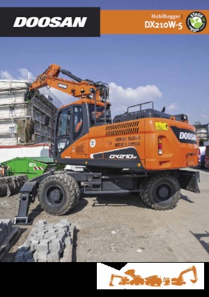 Mobilbagger Doosan DX210W-5