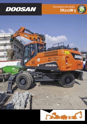 Mobilbagger Doosan DX210W-5