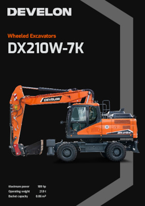 Mobilbagger Develon DX210W-7K