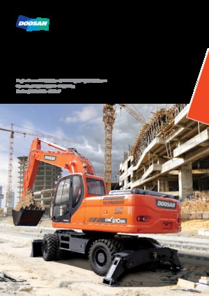 Mobilbagger Doosan DX210WA