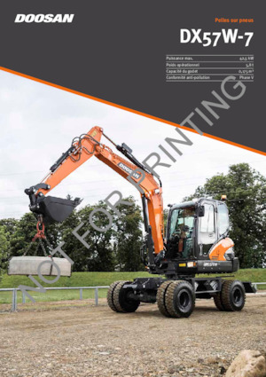 Mobilbagger Doosan DX57W-7