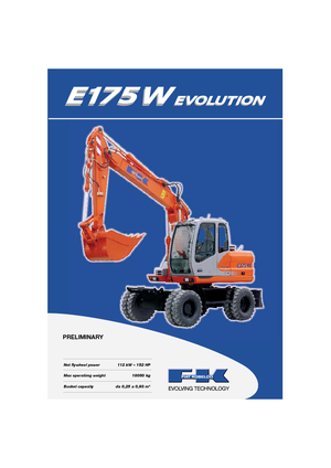 Mobilbagger Fiat Kobelco E 175 WT